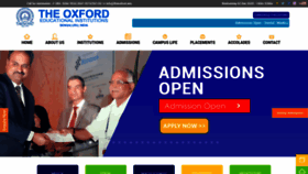 What Theoxford.edu website looked like in 2021 (3 years ago)