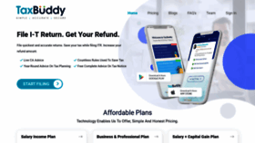 What Taxbuddy.com website looked like in 2021 (3 years ago)