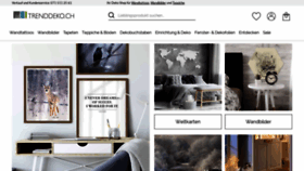 What Trenddeko.ch website looked like in 2021 (4 years ago)