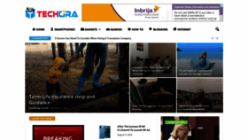 What Techora.net website looked like in 2021 (3 years ago)