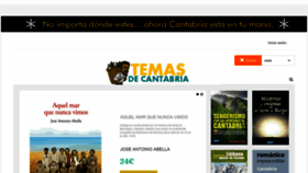 What Temasdecantabria.com website looked like in 2021 (3 years ago)