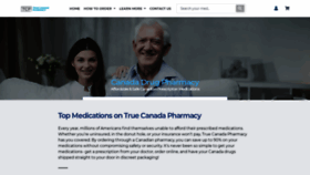 What Truecanadapharmacy.com website looked like in 2021 (3 years ago)