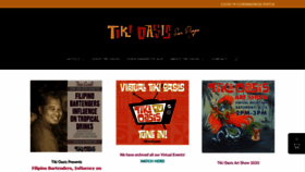 What Tikioasis.com website looked like in 2021 (3 years ago)