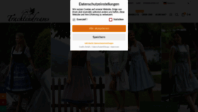 What Trachtendreams.de website looked like in 2021 (5 years ago)