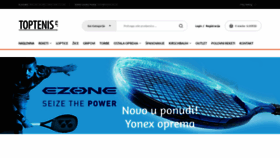 What Toptenis.rs website looked like in 2021 (4 years ago)