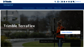 What Trimble-terraflex.com website looked like in 2021 (3 years ago)