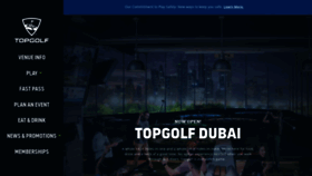 What Topgolfdubai.ae website looked like in 2021 (3 years ago)