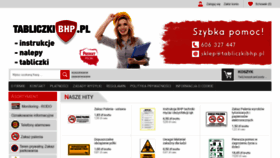 What Tabliczkibhp.pl website looked like in 2021 (3 years ago)