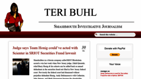 What Teribuhl.com website looked like in 2021 (3 years ago)