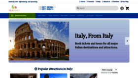 What Tickitaly.com website looked like in 2021 (3 years ago)