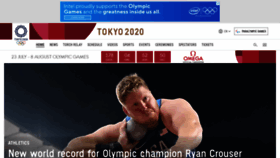 What Tokyo2020.org website looked like in 2021 (3 years ago)