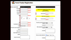 What Travisregistration.com website looked like in 2021 (3 years ago)