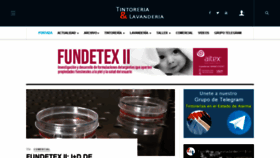 What Tintoreriaylavanderia.com website looked like in 2021 (3 years ago)