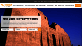 What Traveltoegypt.net website looked like in 2021 (3 years ago)