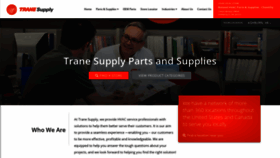 What Tranesupply.com website looked like in 2021 (5 years ago)