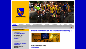 What Tsv-weeze-leichtathletik.de website looked like in 2021 (3 years ago)