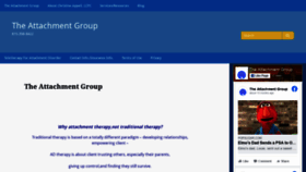 What Theattachmentgroup.org website looked like in 2021 (3 years ago)