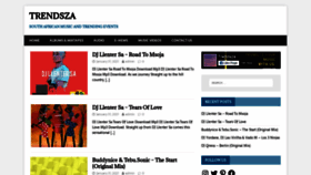 What Trendsza.com website looked like in 2021 (3 years ago)