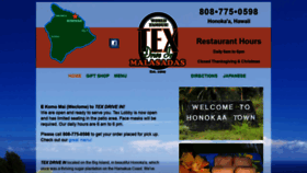 What Texdriveinhawaii.com website looked like in 2021 (3 years ago)