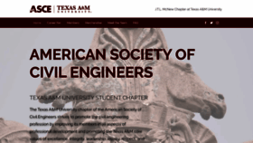 What Tamuasce.com website looked like in 2021 (3 years ago)