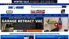 What Thinkvacuums.com website looked like in 2021 (3 years ago)