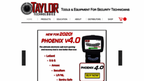 What Taylortechtools.com website looked like in 2021 (3 years ago)