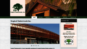 What Tropicaltimber.com website looked like in 2021 (3 years ago)