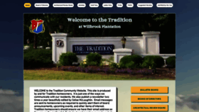 What Tradition29585.com website looked like in 2021 (3 years ago)