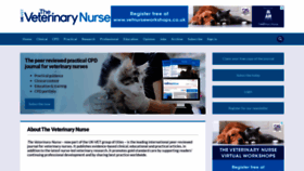 What Theveterinarynurse.com website looked like in 2021 (3 years ago)