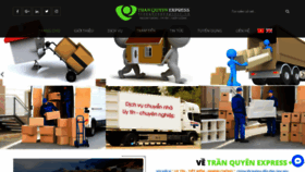 What Tranquyenexpress.vn website looked like in 2021 (3 years ago)