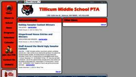 What Tillicumpta.org website looked like in 2021 (3 years ago)