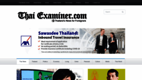 What Thaiexaminer.com website looked like in 2021 (3 years ago)