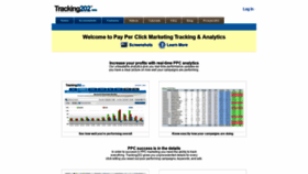 What Tracking202.com website looked like in 2021 (3 years ago)