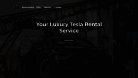 What Teslarents.com website looked like in 2021 (3 years ago)