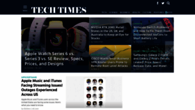 What Techtimes.com website looked like in 2021 (3 years ago)