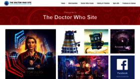 What Thedoctorwhosite.co.uk website looked like in 2021 (3 years ago)