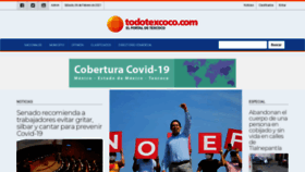 What Todotexcoco.com website looked like in 2021 (3 years ago)