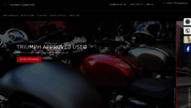 What Triumph-hannover.de website looked like in 2021 (3 years ago)
