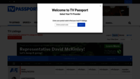 What Tvpassport.com website looked like in 2021 (3 years ago)