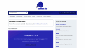 What Torrends.to website looked like in 2021 (3 years ago)