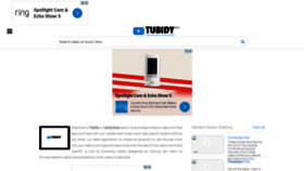What Tubidy.blue website looked like in 2021 (3 years ago)