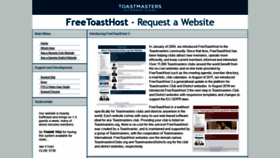 What Toastmastersclubs.org website looked like in 2021 (3 years ago)