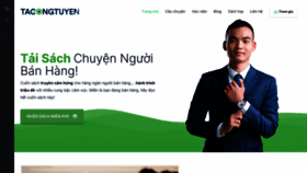 What Tacongtuyen.com website looked like in 2021 (3 years ago)