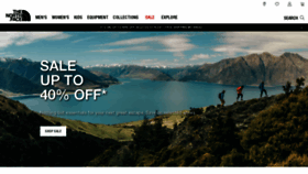 What Thenorthface.com.au website looked like in 2021 (3 years ago)