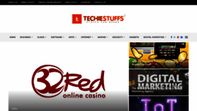 What Techiestuffs.com website looked like in 2021 (3 years ago)
