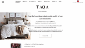 What Taqafengshui.com website looked like in 2021 (3 years ago)