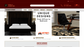 What Totallyfurniture.com website looked like in 2021 (3 years ago)