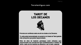 What Tarotantiguo.com website looked like in 2021 (3 years ago)