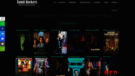 What Tamilrockermovies.me website looked like in 2021 (3 years ago)