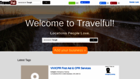 What Travelful.net website looked like in 2021 (3 years ago)